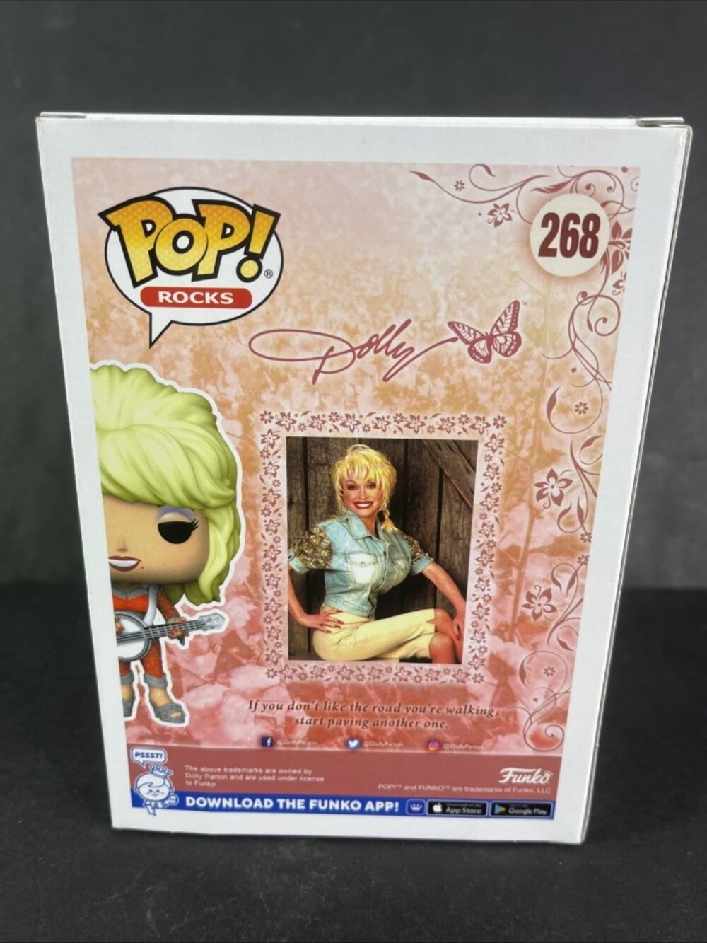 Funko Pop! Rocks Dolly Parton #268 Vinyl Figure Original Unopened Box